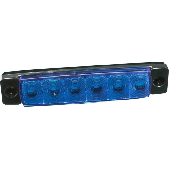 Lampa ��� ����� 9 32V 6 Led ���� ����� 95,6x19,8mm - 1 ���. - (97039)