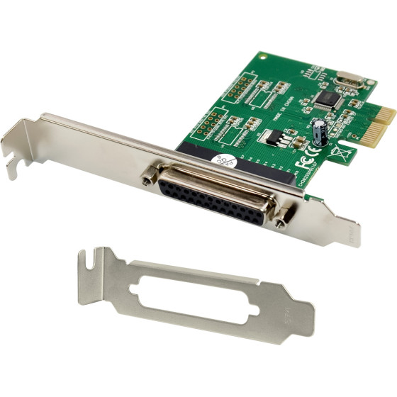 Powertech ����� ��������� Pcie �� 1x Parallel 1MB, 85x60mm - (ST38)