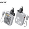 WK Power Bank Magnetic Wireless 10000mAh 22,5W PDx1 & QCx1 Gray WP-89 - (WP-89 Gray)
