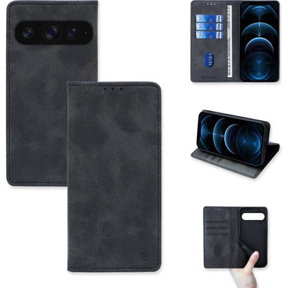 Sonique ���� ��������� Vintage Magnet Wallet Google Pixel 9 Pro Xl 5G �����