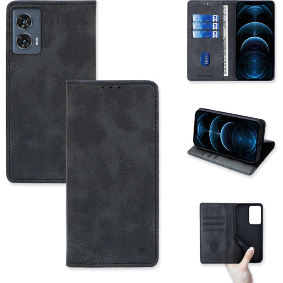 Sonique ���� ��������� Vintage Magnet Wallet Motorola Edge 50 Fusion 5G �����