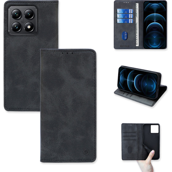 Sonique ���� ��������� Vintage Magnet Wallet Xiaomi Xiaomi 14T Pro �����