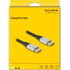 DeLock ������� Displayport 2.1 16K/60Hz, 40 Gbps, 2m, ����� - (80634)