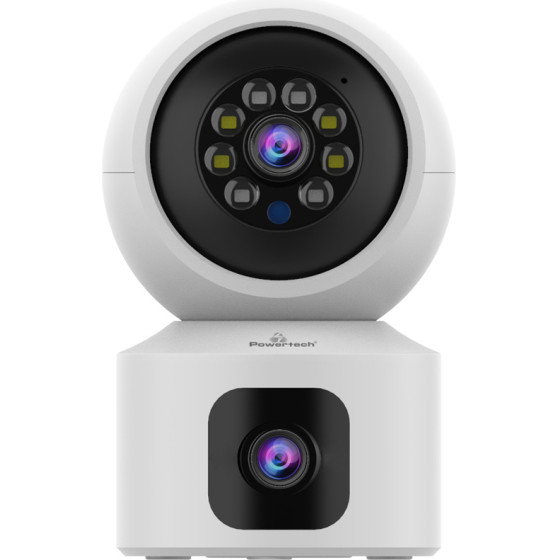 Powertech Smart ������ 2MP, Dual lens, WiFi, PTZ, Sd - (PT-1338)