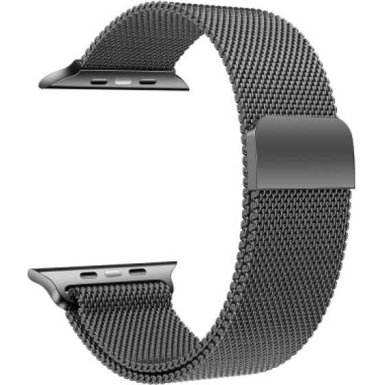 Ksix Smartwatch Strap Metal Universal 22mm Black - (B0932ML01)