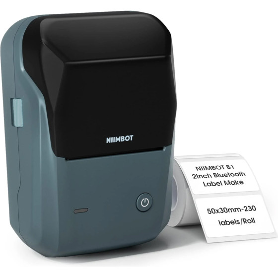 NIIMBOT Smart �������� ��������� �������� B1, 203dpi, Bluetooth, ���� - (B1-BL)