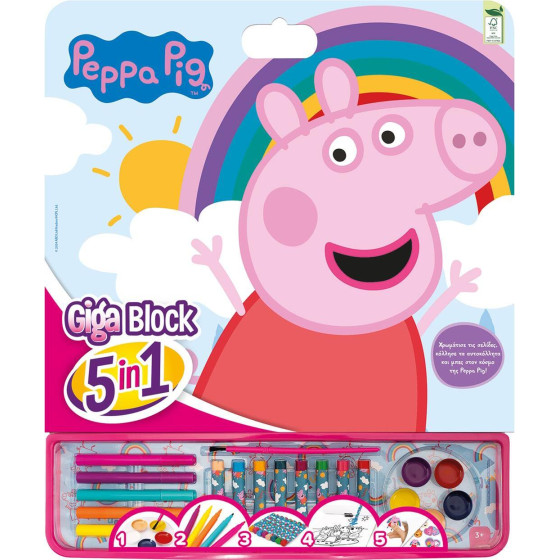 As Giga Block Drawing Set 5 In 1 Peppa Pig (1023-62751)