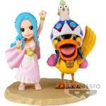 Banpresto Wcf Log Stories: One Piece - Nefeltari Vivi & Karoo Statue (7cm) (89559)