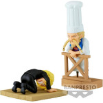 Banpresto Wcf Log Stories: One Piece - Sanji Zeff Statue (8cm) (88986)