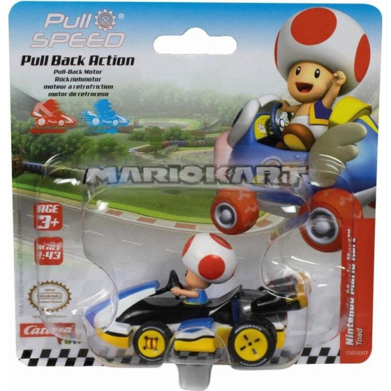 Carrera Pull Speed: Nintendo Mario Kart(TM) - Toad 1:43 (15818317)