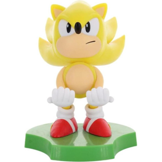 EXG Cable Guys Holdem: Sonic The Hedgehog - Super Sonic Phone And Earpods Holder (HDHMSG400608)