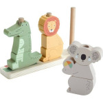 Fischer-Price: Wooden Stack Sort Animals (HXV04)