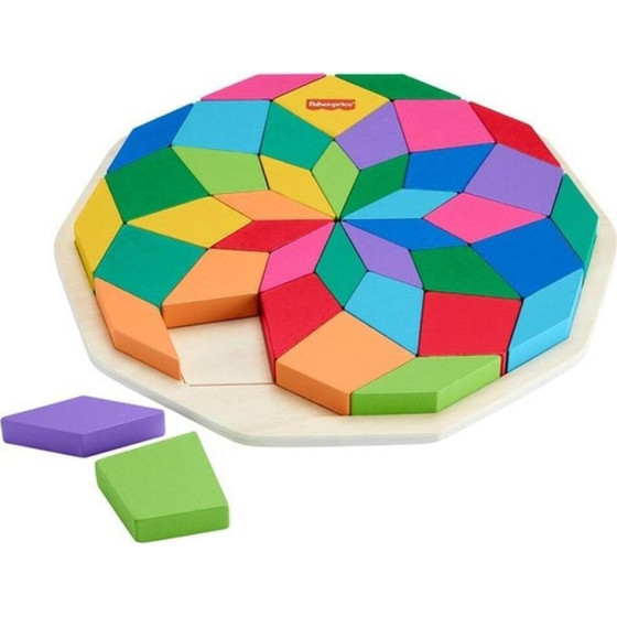 Fisher-Price - Wooden Mandala Puzzle (HXT94)