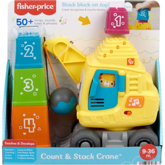 Fisher-Price Count Stack Crane (HWY62)