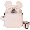 Loungefly Disney Minnie Ear Evergreen Convertible Crossbody Bag (WDTB3129)