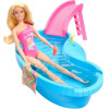 Mattel Barbie Doll With Pool Slide Playset (HRJ74)