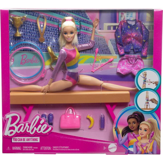 Mattel Barbie You Can Be Anything - Gymnastics Playset (HRG52)