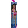 Mattel Barbie: Beach - Blond Hair Doll Wearing Pink Palm Tree-Print Swimsuit (HXX48)