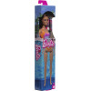 Mattel Barbie: Beach - Light Brown Hair Doll Wearing Tropical Pink And Orange Swimsuit (HXX50)