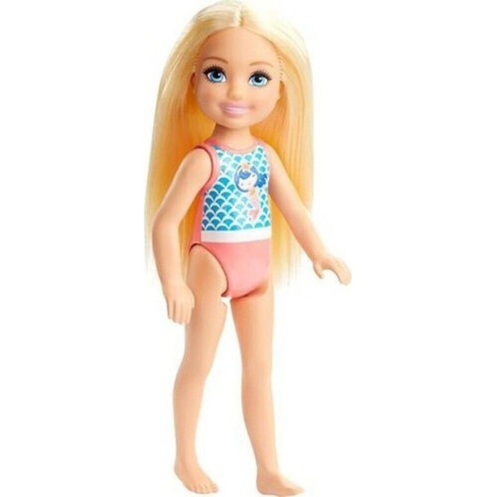 Mattel Barbie: Club Chelsea Beach Doll With Mermaid Swimsuit (JBG70)