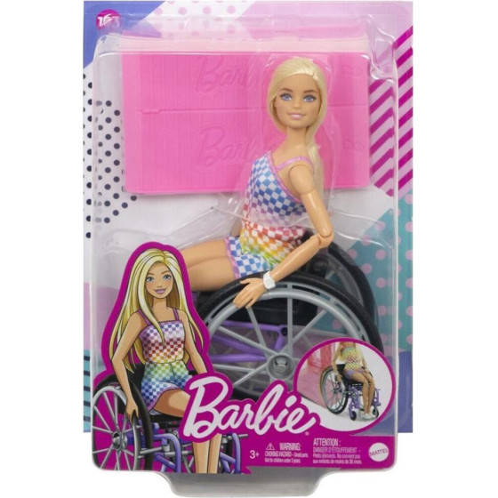 Mattel Barbie: Fashionistas - Blonde Doll With Disability Train (HJT13)