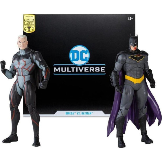 Mcfarlane Dc Multiverse: Gold Label Collection - Omega Vs Batman 2 Pack Action Figures (18cm)