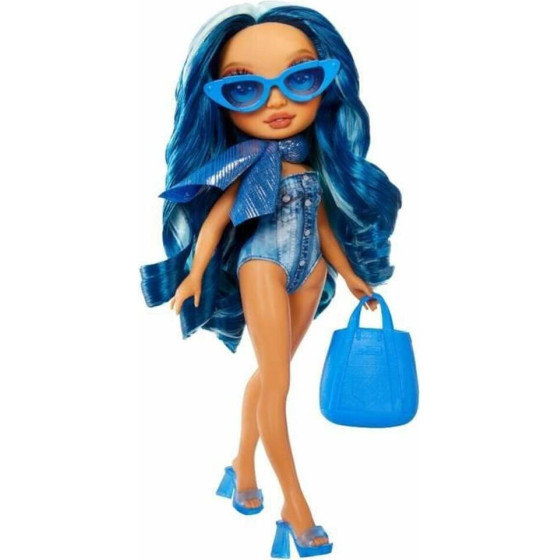MGA Rainbow High: Swim Style Fashion Doll- Skyler Bradshaw (Blue) Doll (507307-EUC)