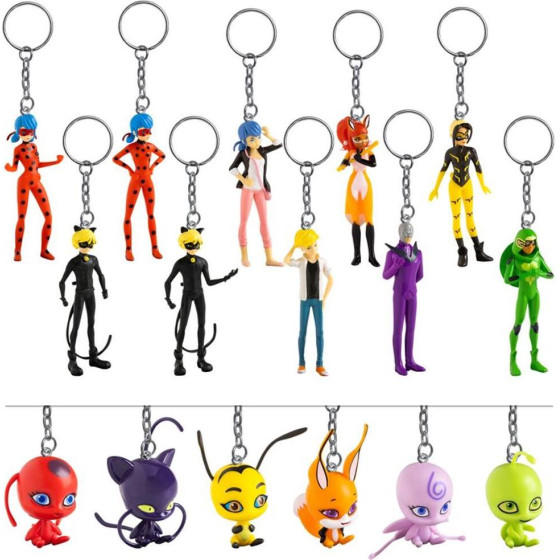 P.M.I. Miraculous Figural Keychain - 1 Pack (S1) (Random) (MLB8010)