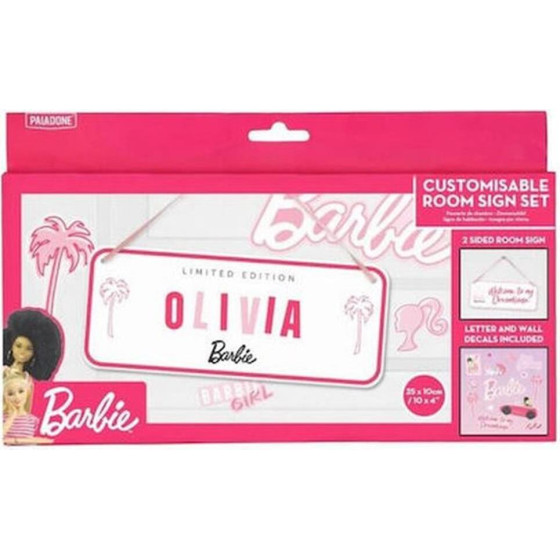 Paladone: Barbie - Customisable Room Sign Set (PP11568BR)