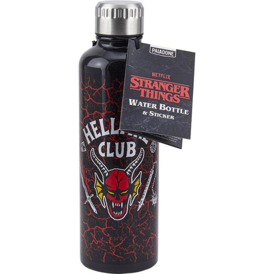 Paladone: Stranger Things - Hellfire Club Metal Water Bottle (PP9939ST)