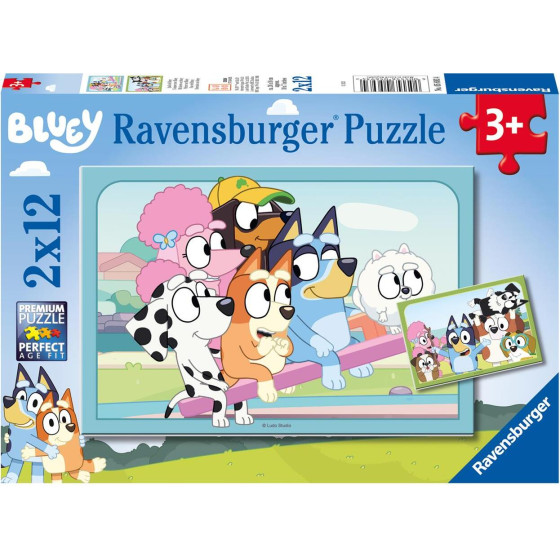 Ravensburger Puzzle: Bluey - Fun With Bluey (2x12pcs) (5693)