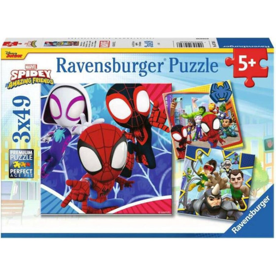 Ravensburger Puzzle: Marvel - Spidey And His Amazing Friends (3x49pcs) (5730)