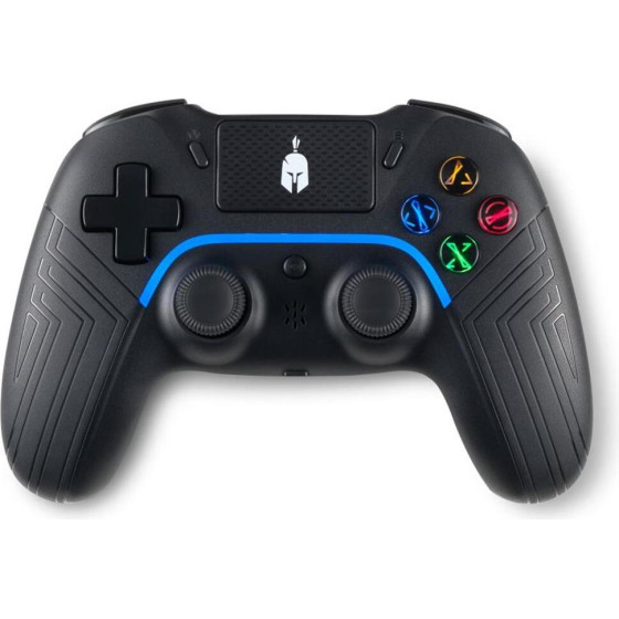 Spartan Gear - Aspis 4 Wired Wireless Controller (Compatible With Pc [wired] And Playstation 4 [wireless]) (colour: Black)