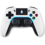 Spartan Gear - Aspis 4 Wired Wireless Controller (Compatible With Pc [wired] And Playstation 4 [wireless]) (colour: White/Black)