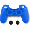 Spartan Gear - Controller Silicon Skin Cover And Thumb Grips (Compatible With Playstation 4) (colour: Blue)