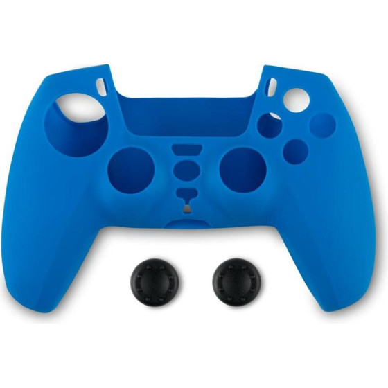 Spartan Gear - Controller Silicon Skin Cover And Thumb Grips (Compatible With Playstation 5) (colour: Blue)