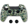 Spartan Gear - Controller Silicon Skin Cover And Thumb Grips (Compatible With Playstation 5) (colour: Green Camo)