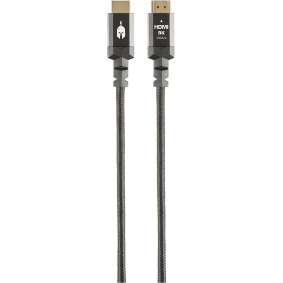 Spartan Gear - Hdmi 2.1 Cable (length: 1,5m - Aluminum With Gold Plated plugs)