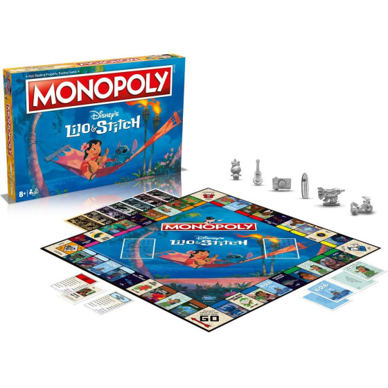 Winning Moves Disney: Monopoly - Lilo & Stitch Board Game (English Language) (WM02869-EN1)