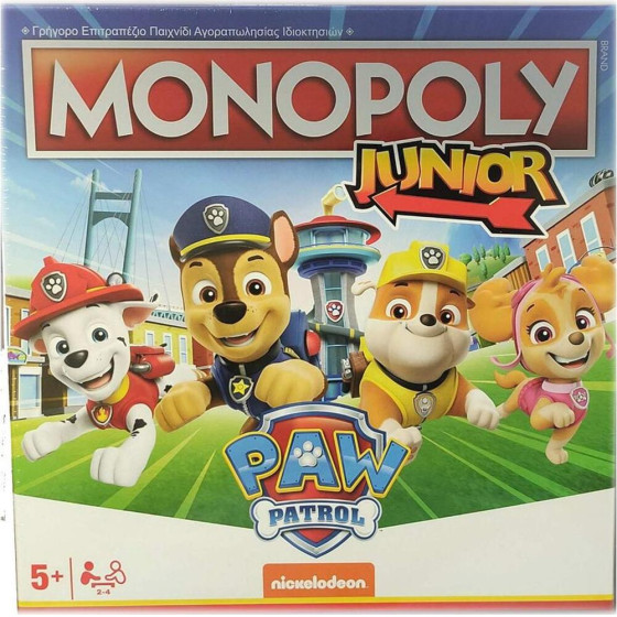 Winning Moves: Monopoly - Junior Paw Patrol ����������� (�������� ������) (WM04163-GRK)