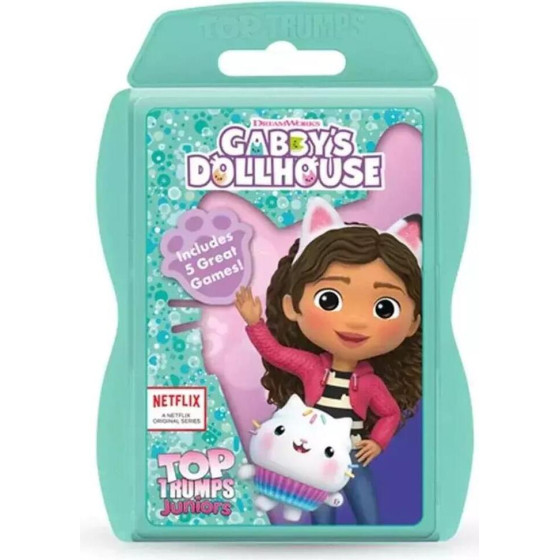 Winning Moves: Top Trumps Juniors - Gabbys Dollhouse Playing Cards (WM04165-EN1-6)