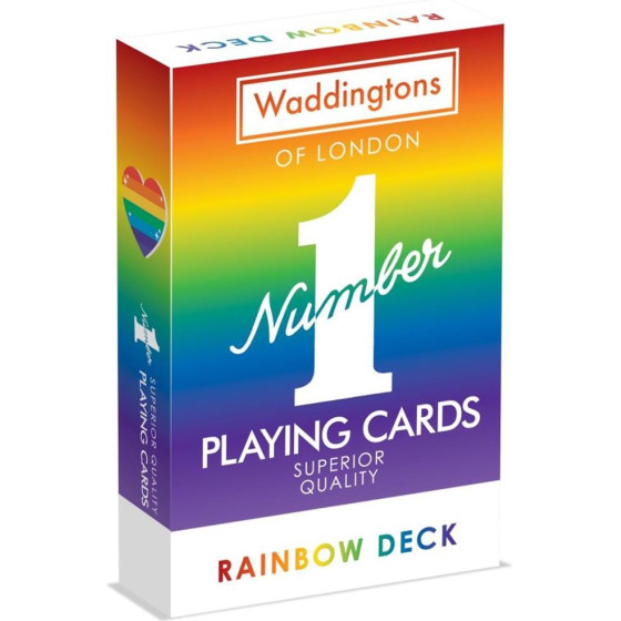 Winning Moves: Waddingtons No.1 - Rainbow Playing Cards (WM00756-EN1)