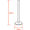 GloboStar �������� Minimal ����������� ����� ��������� 50cm Led 8 Watt �� �������� ����������� Rf & Dimmer ����� ����� 6000k Alien Design - (GLOBO-50-1)