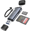 Tech-Protect Tech Protect Ultra�oost Card Reader Sd & Microsd Grey - (TPCRG)