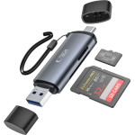 Tech-Protect Tech Protect Ultra�oost Card Reader Sd & Microsd Grey - (TPCRG)