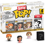 Funko Bitty Pop! 4-Pack: Harry Potter Goblet Of Fire - Ron Weasley, Padma Patil, Madame Maxim, Mystery Pop! Vinyl Figures