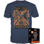 Funko Boxed Tee: Black Panther Wakanda Forever T-Shirt (S)
