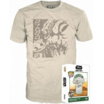 Funko Boxed Tee: Disney Star Wars The Book Of Boba Fett - Grogu With Rancor (M)