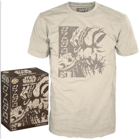 Funko Boxed Tee: Disney Star Wars The Book Of Boba Fett - Grogu With Rancor (XL)