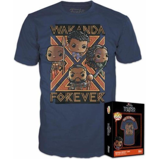 Funko Boxed Tee: Marvel Black Panther Wakanda Forever T-Shirt (M)